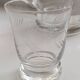 Ensemble carafes et verres anciens