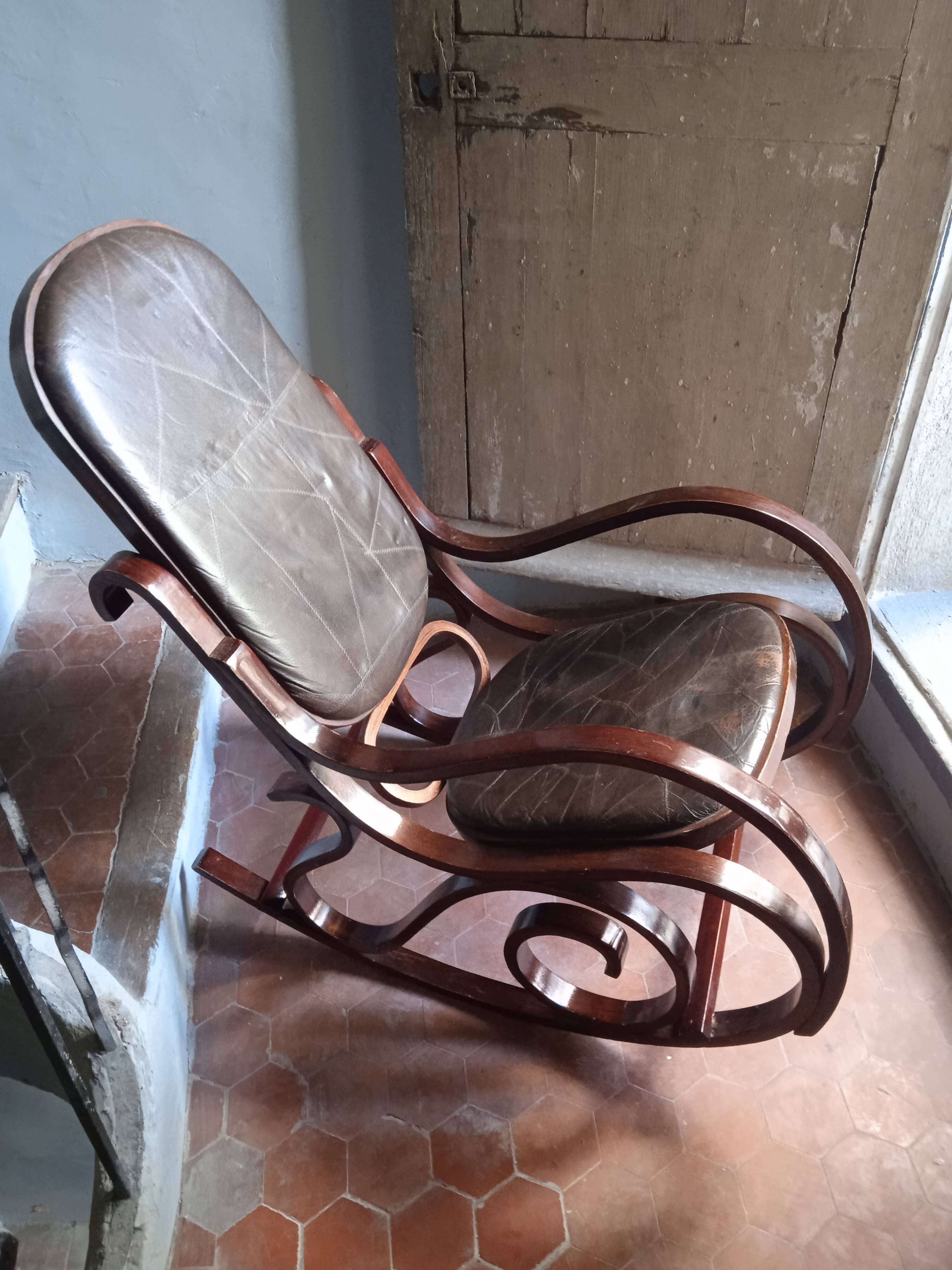 Rocking chair by "Luigi Crassevig"