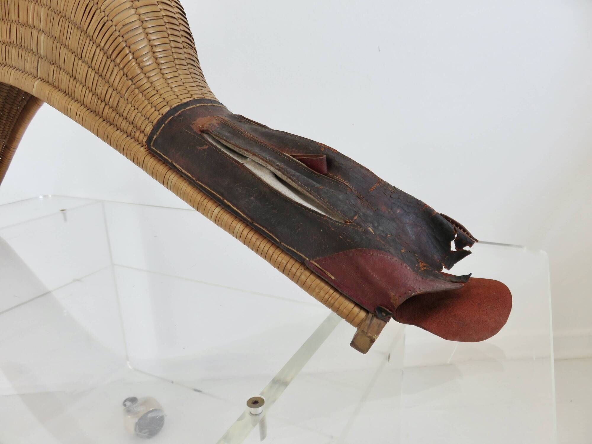 Old chistera, large glove, 64cm, Basque Country, jai alai, cesta punta