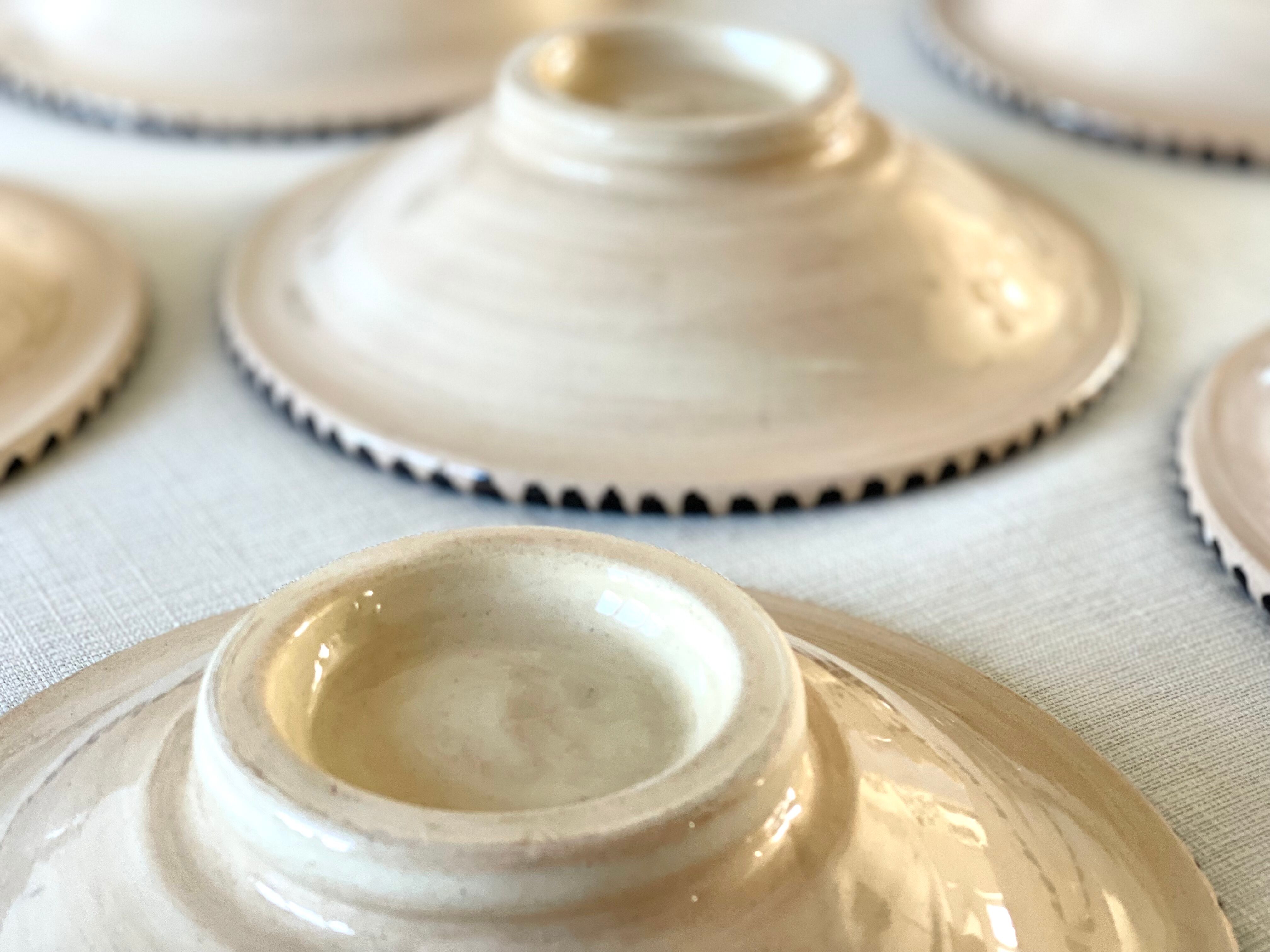 Artisanal Moroccan Dish Service 8 pieces