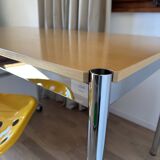 USM Haller desk in natural varnished beech veneer