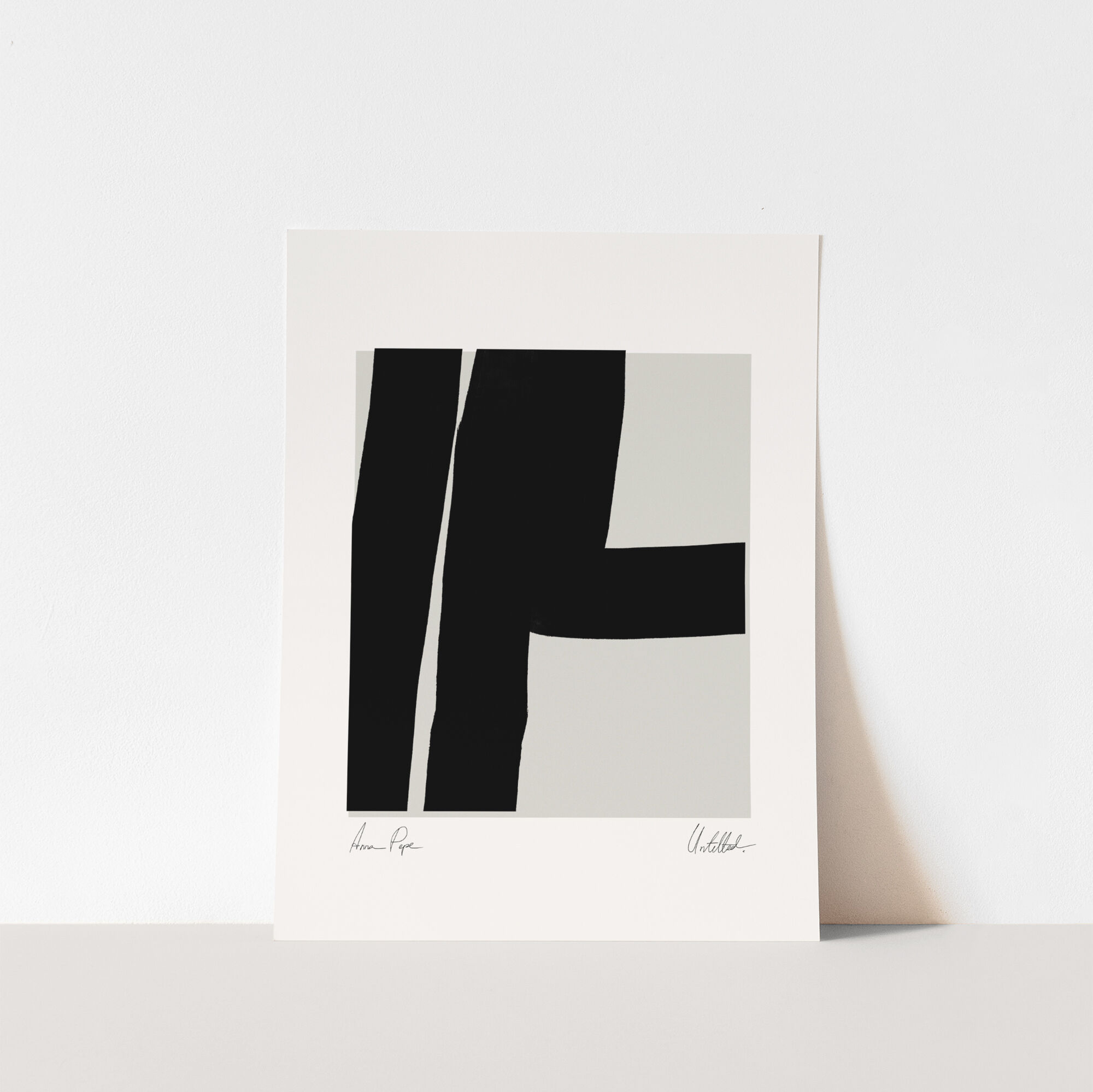 Framed abstract giclee art print 50x70cm