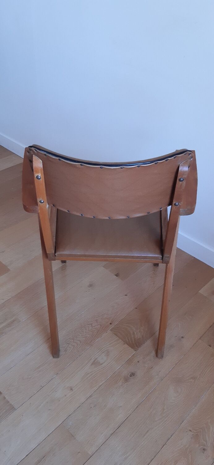 Vintage bridge armchair