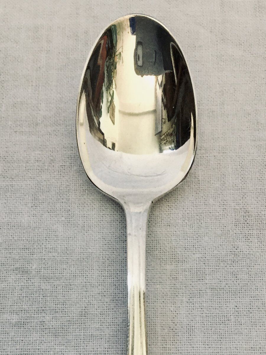 12 moka spoons Christofle alfenide pompadour