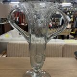 Biot vase in blown glass