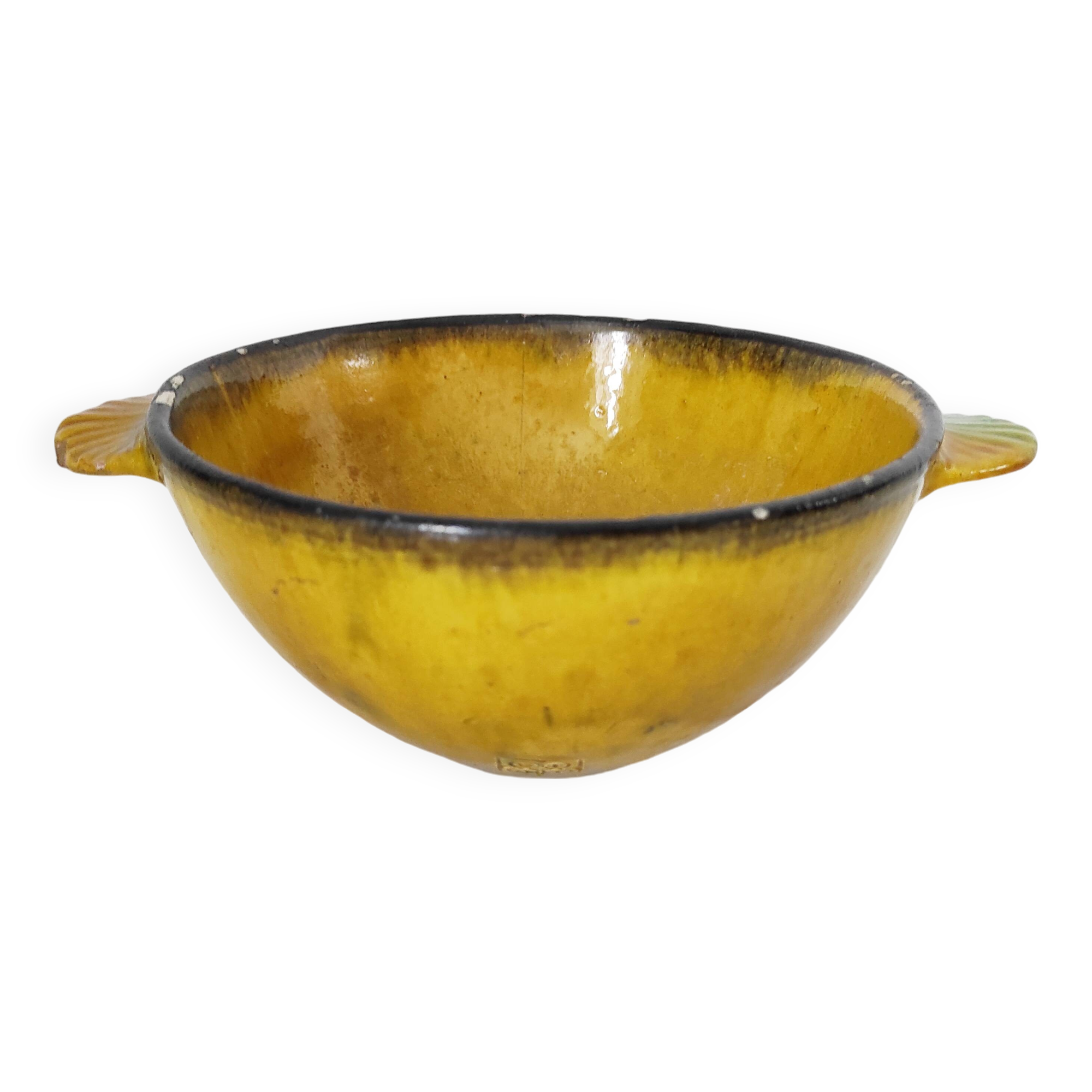 Bol en céramique jaune Biot
