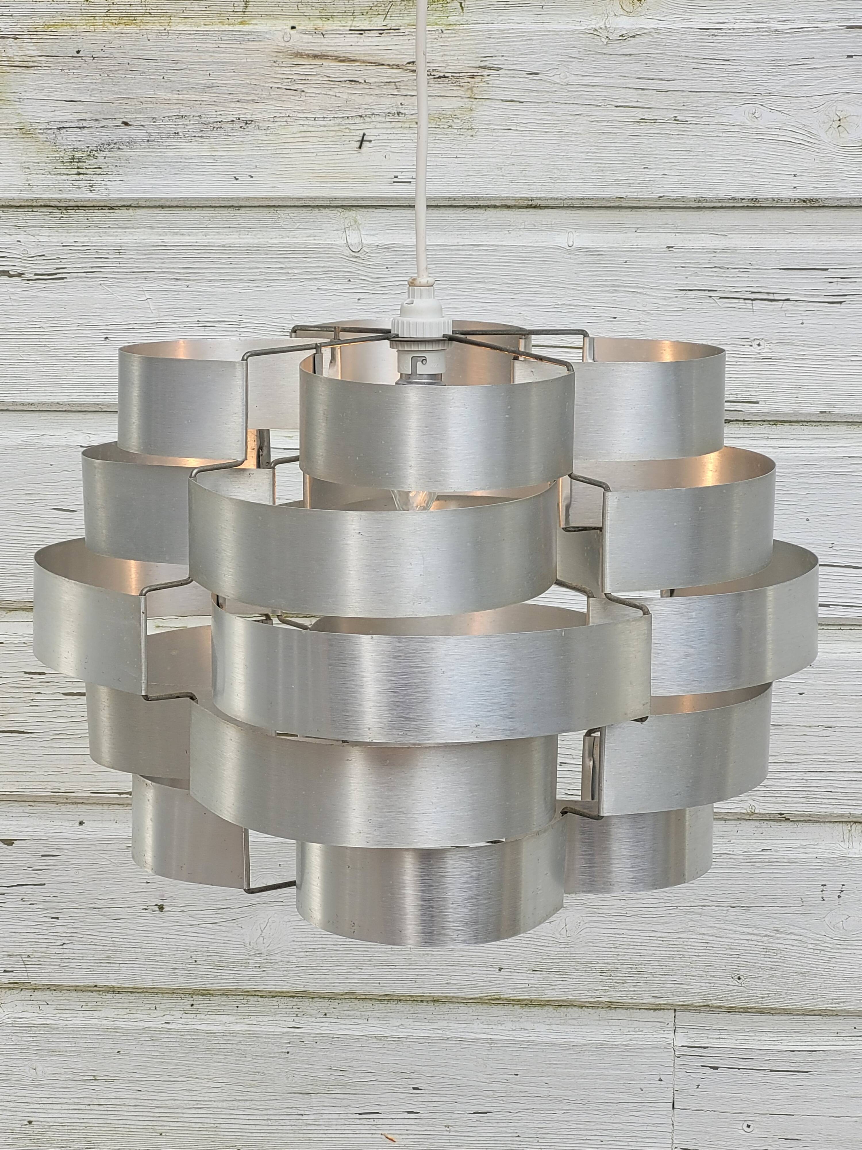 Suspension lamp aluminum Max Sauze