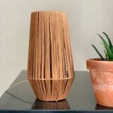 Vintage Danish rope table lamp