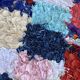 Moroccan carpet Boucherouite colored - 120 x 216 cm
