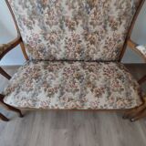 Voltaire style sofa armchair set