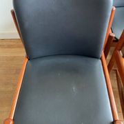 6 chaises teck scandinave vintage