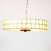 Vintage Scandinavian style ‘Cocoon’ flush mount chandelier by Goldkant Leuchten