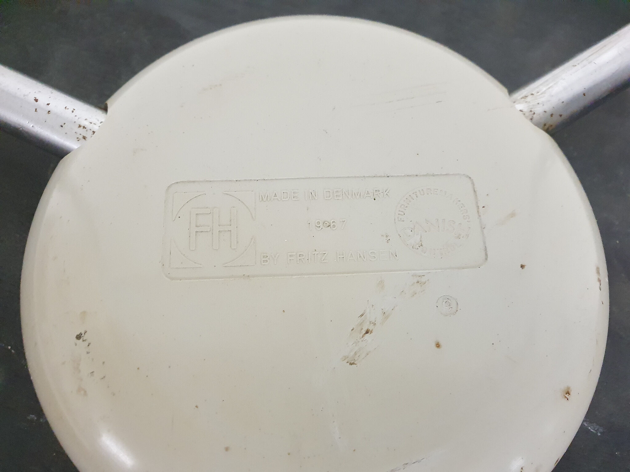 Arne Jacobsen for Fritz Hansen "M3170" stools, Denmark, 1967