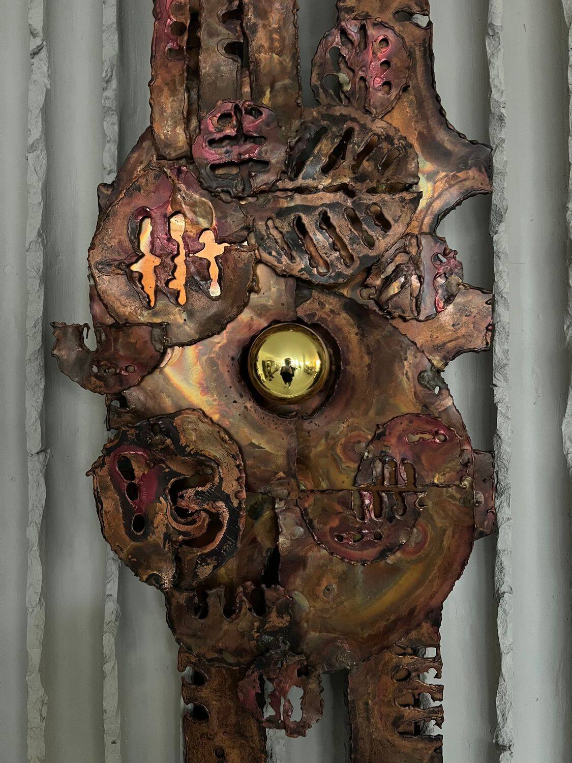 Set of raw expressive wall sconces by Francesco Pasinato