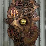 Set of raw expressive wall sconces by Francesco Pasinato