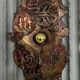 Set of raw expressive wall sconces by Francesco Pasinato