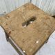 Wooden workshop stool from the 1950s