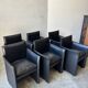 Ensemble de 6 chaises Break 401 par Mario Bellini pour Cassina