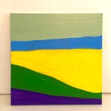 Abstract oil painting