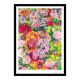 Le Bouquet - Dessin au pastel de fleurs