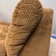 Vintage brown corduroy armchair from the 70s