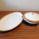 Oval serving dish and soup tureen in Limoges porcelain GDA ("Viviane")