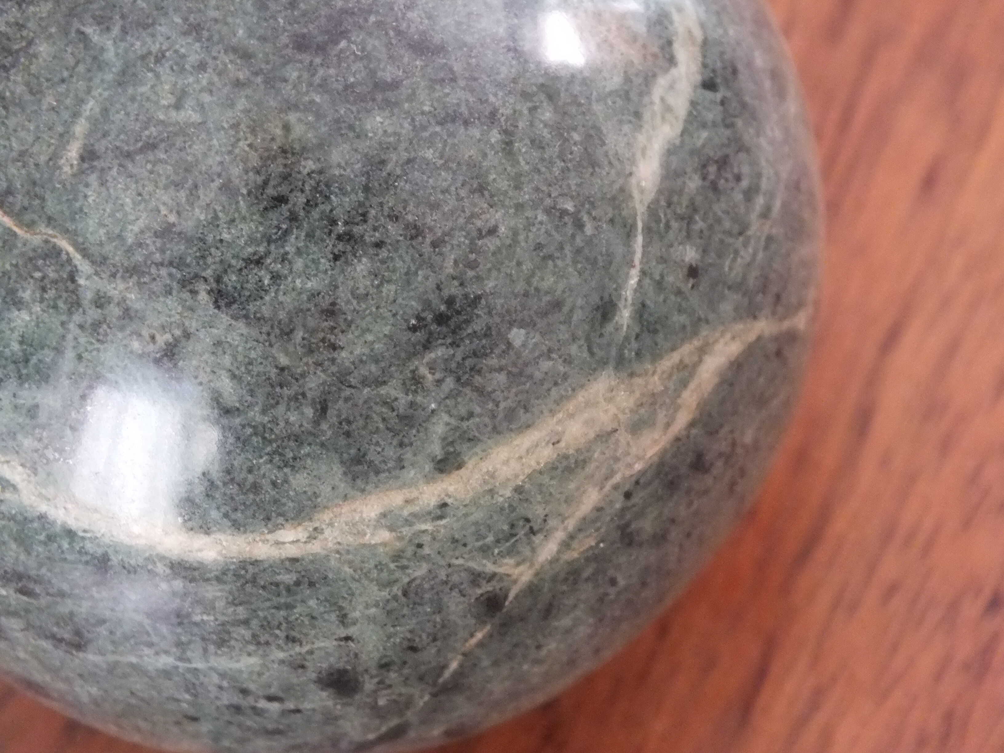 Marble ball or decorative mineral sphere n°13