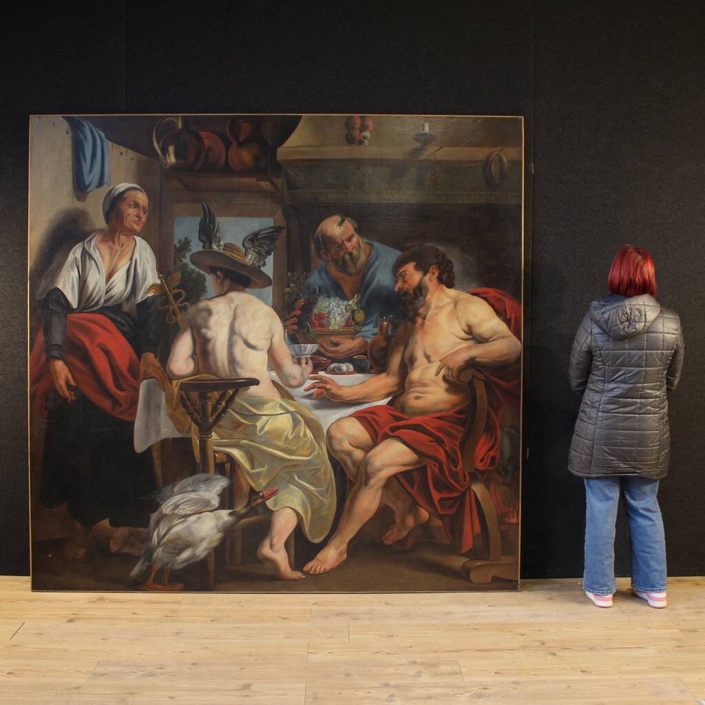 Great 18th-century mythological painting, Philemon and Baucis