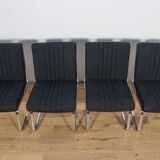Chrome & Rosewood armchairs, Gordon Russell, United Knigdom, 1970s.