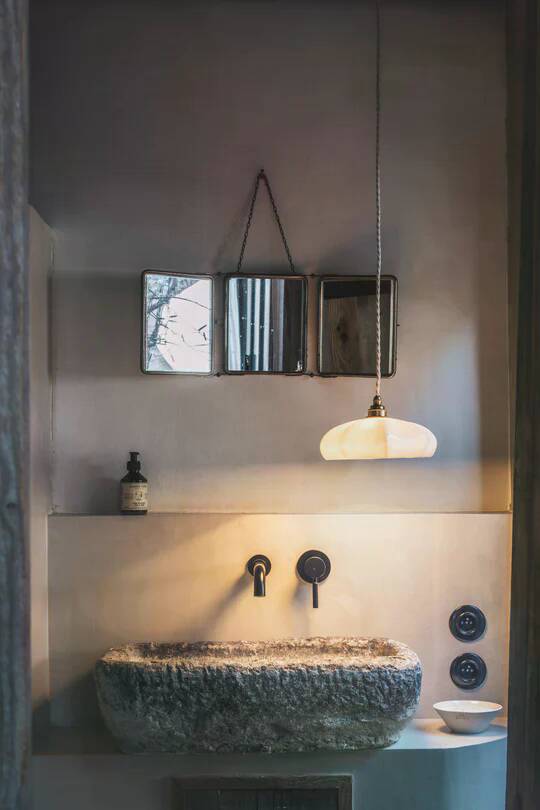 MARIA - Enameled porcelain - Pendant light