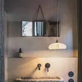 MARIA - Enameled porcelain - Pendant light