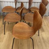 6 chaises Jacobsen Arne