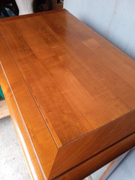 Louis Philippe cherry display case 140 cm