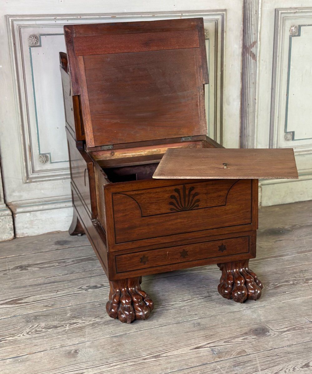 Escalier de bibliothèque Regency, Angleterre vers 1800