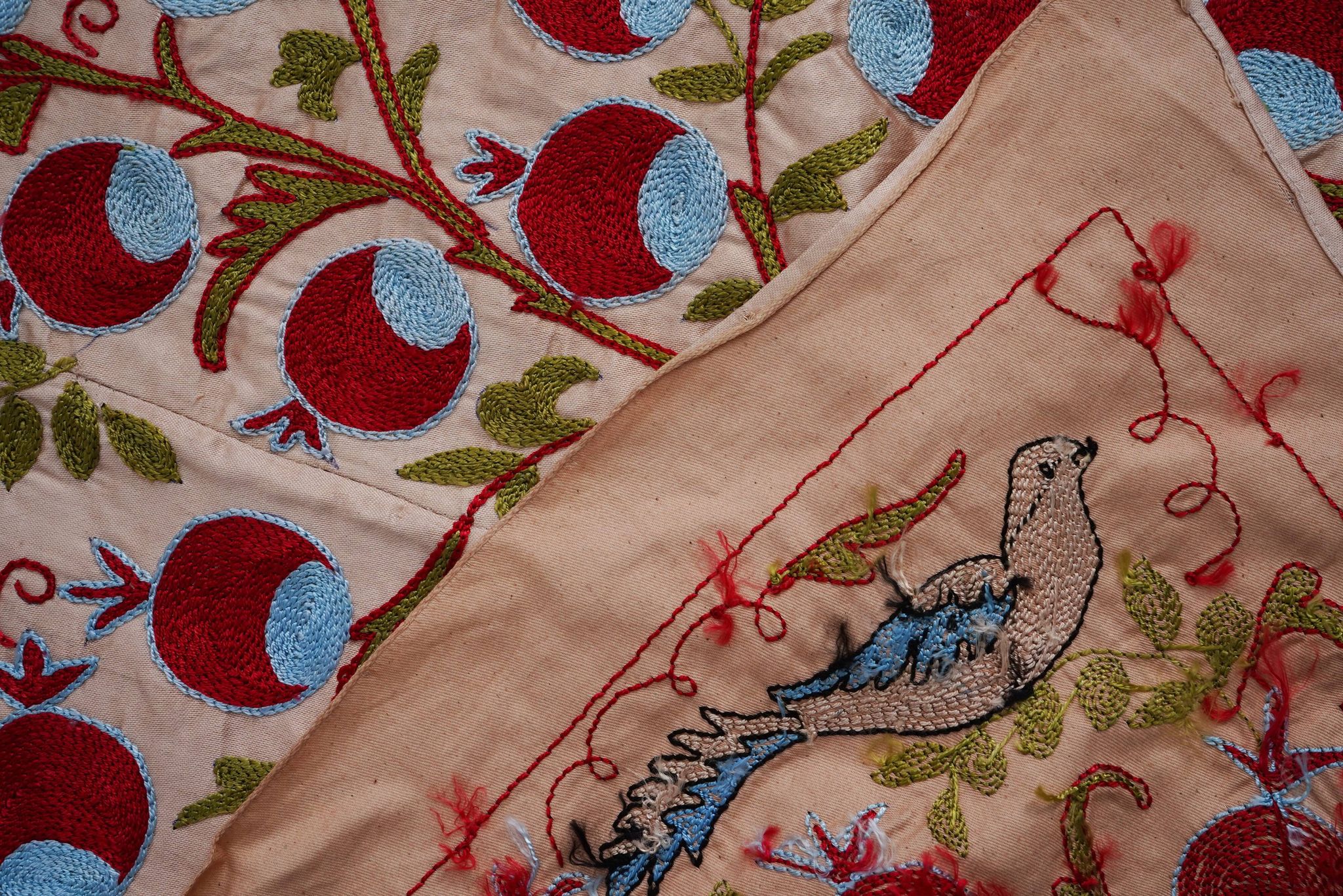 Tapis turc vintage noué à la main