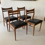Set of 4 scandinavian chairs