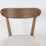 Walnut dining room set. 21st century.