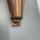 set of 2 copper 25cm Gio Ponti Style Theatre Wall Light Sconces, Italy 1950
