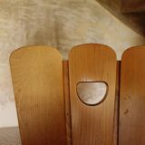 Scandinavian midcentury wooden chairs.