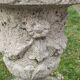 Ancient Medici in reconstituted stone/floral decoration