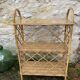 Vintage rattan shelf