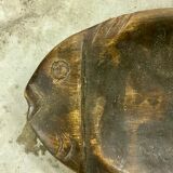 Wooden dish fish