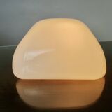White opaline ceiling light, 60s 70s