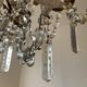 Grand chandelier in Louis XV style with crystal pendants.