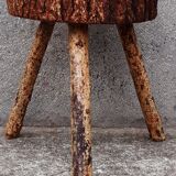 Brutalist low stool