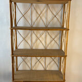 1960s Rattan Shelf France