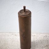 Vintage standing ashtray, push ashtray, brutalist ashtray, metal ashtray, end of sofa