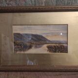 Old French watercolour, signed VY, and dated 1894