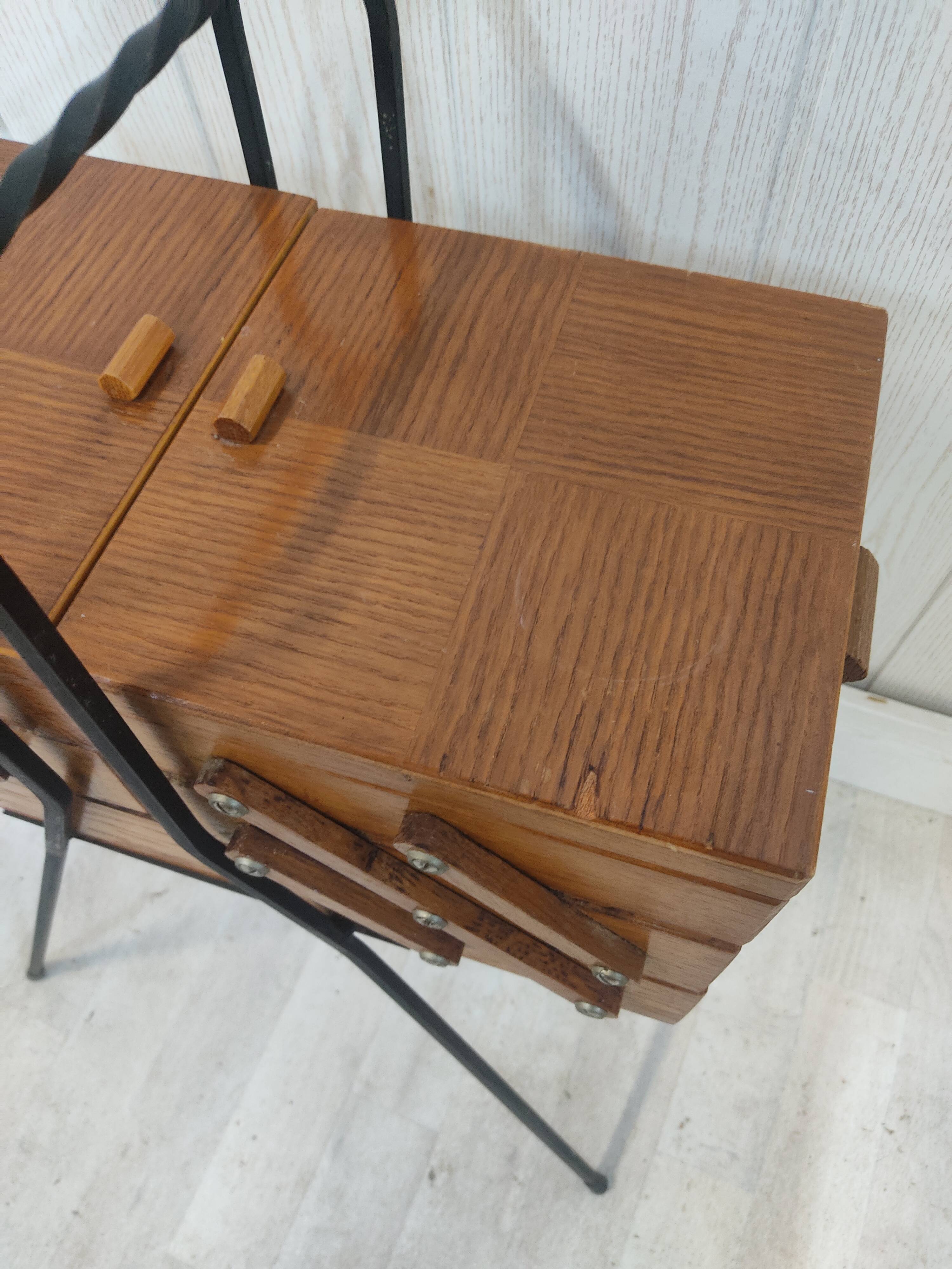 Vintage worker compass feet