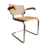 Cesca chair, Marcel Breuer design, Italian edition of the 70s/80s